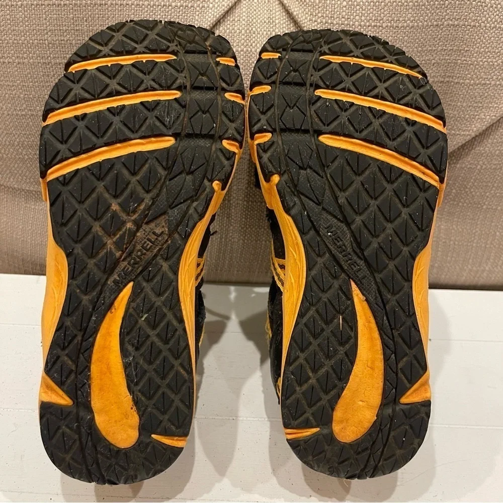 Merrell Water Sandals Kids 2M Hydro Choprock Black Yellow waterproof Hiking